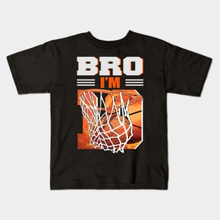 10th Birthday Boy Bro I'm 10 Year Old Basketball Kids T-Shirt